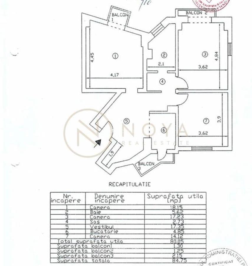 Vanzare apartament de 3 camere in zona Alba Iulia cu terasa proprie - 5