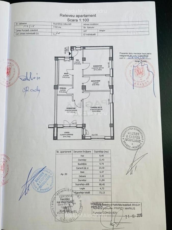 Apartament cu 3 camere decomandat în Avantgarden - 16
