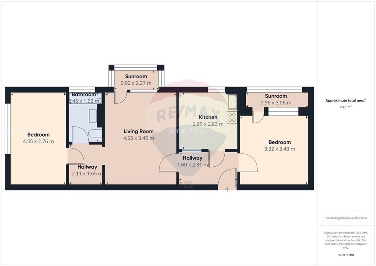 Apartament 3 camere, Astra, str Neptun - 5