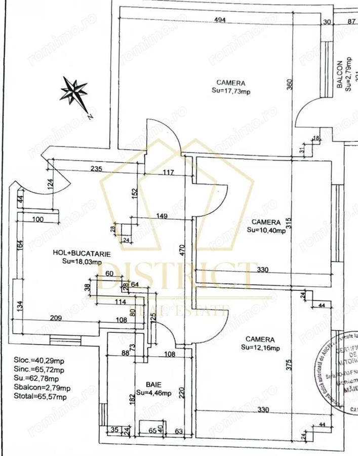 Apartament spatios cu 3 camere | Mobilat | Iulius Town - 13
