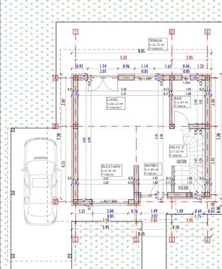 Casa individuala, semifinisata, Lona - 10