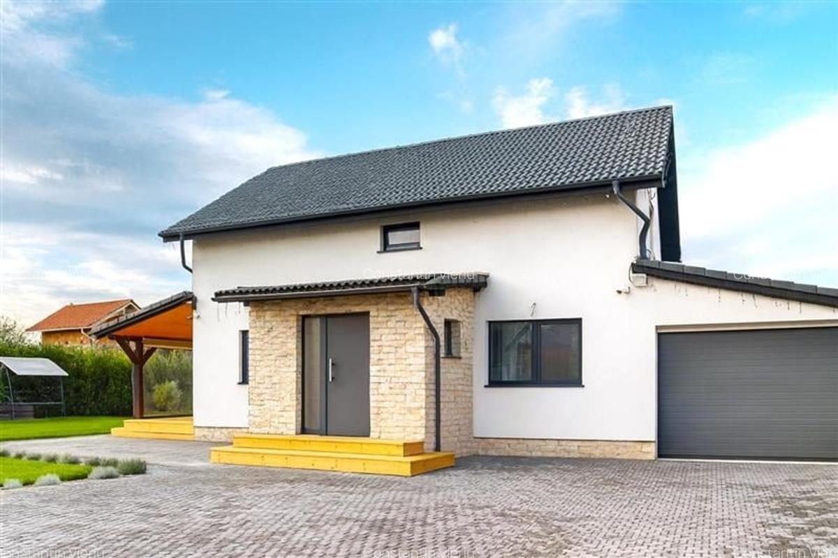 Casa Premium,P+M,4camere,2 bai,2 terase,1,000 mp teren,garaj,Tarlungeni Izvor Br - 5