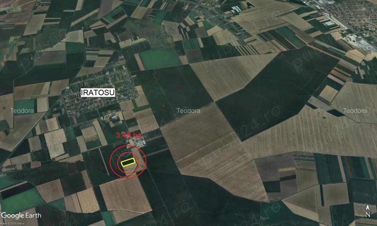 3,45 ha teren arabil la Iratosu - 2