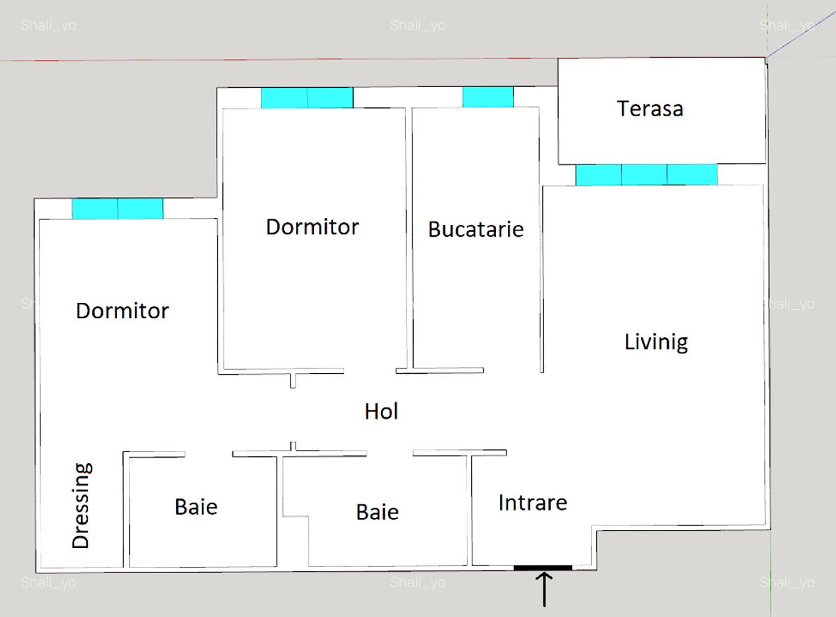 Apartament 3 Camere 2 Bai 70mp Adora For Timisoara Lipovei Dumbravita PRORPIETAR - 15