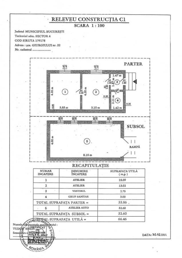 De Inchiriat Spatiu Comercial / Depozit / Productie 100 MP S+P+1 Sos. Giurgiului - 4