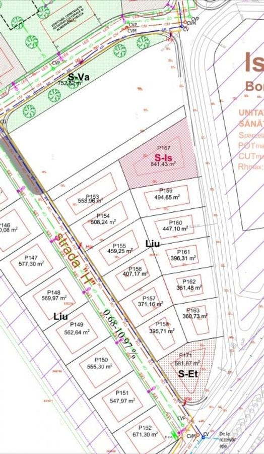 Teren Construcții intravilan de 360 mp, în Borhanci - 2