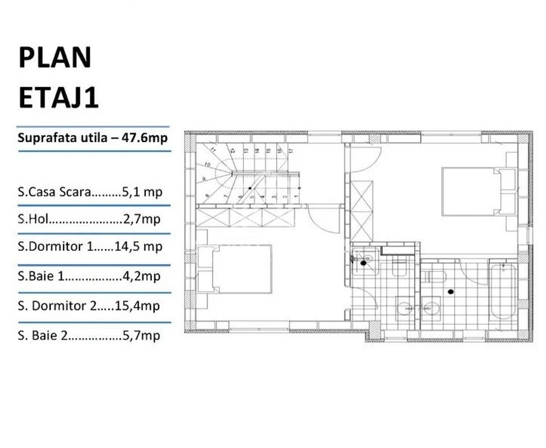 Comision 0% - Duplex Modern cu Mansarda si Terasa 137 mp - 1 Decembrie - 5