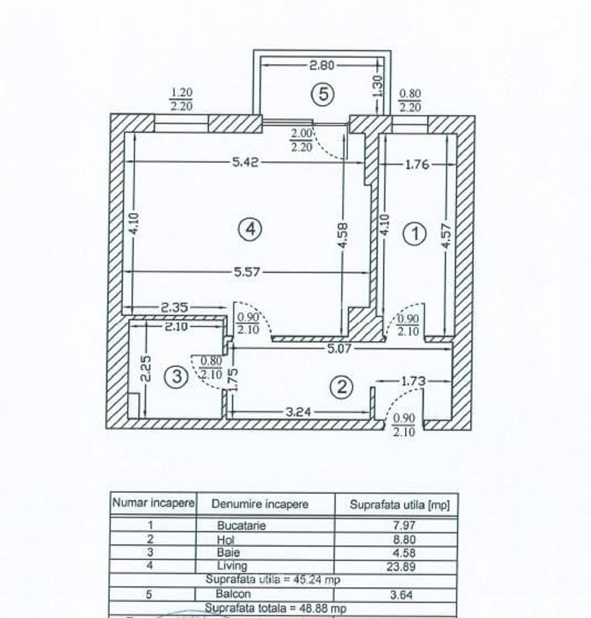 STUDIO DE LUX MOBILAT SI UTILAT | SECTOR 1 | BANEASA | METROU - 2