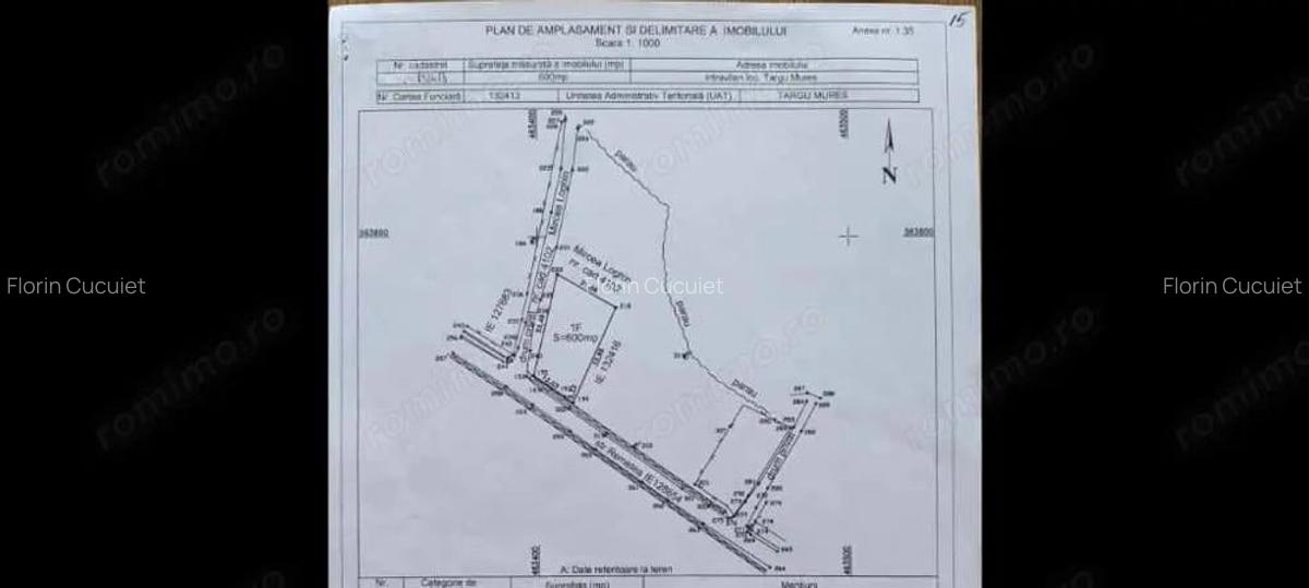 Teren intravilan Targu Mures str Remetea 600mp - 4