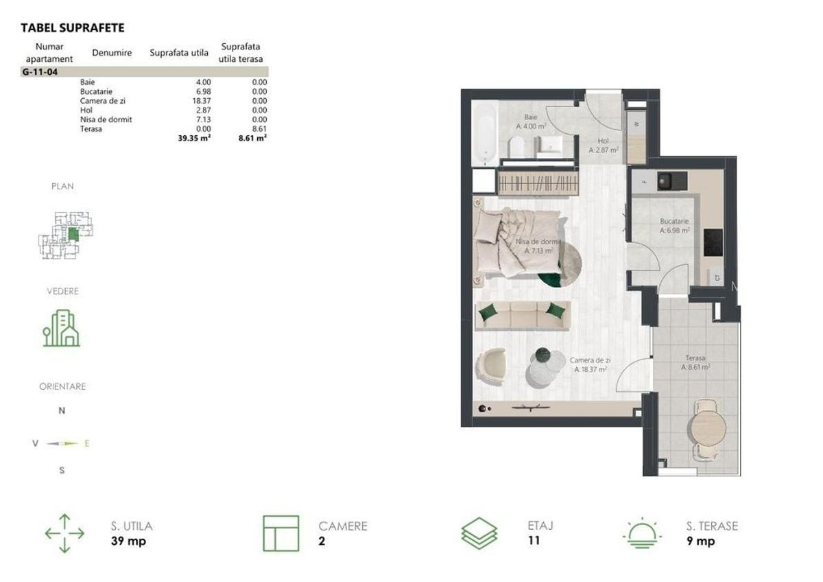 De vanzare apartament in zona de Nord - Comision 0% - 9