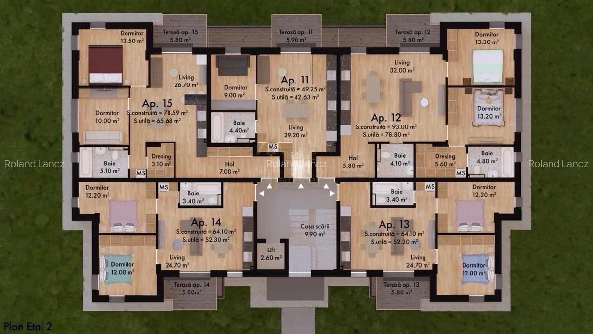 Satu Mare, Micro 17, Apartament 3 camere in complex nou - 3 Satu Mare, Micro 17, Apartament 3 camere in complex nou - 3