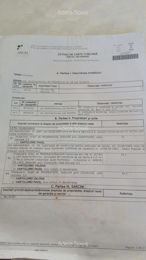 Vand casa str Stejarului nr18 Gura Humorului judetul Suceava 150.000 euro tel - 5 Vand casa str Stejarului nr18 Gura Humorului judetul Suceava 150.000 euro tel - 5