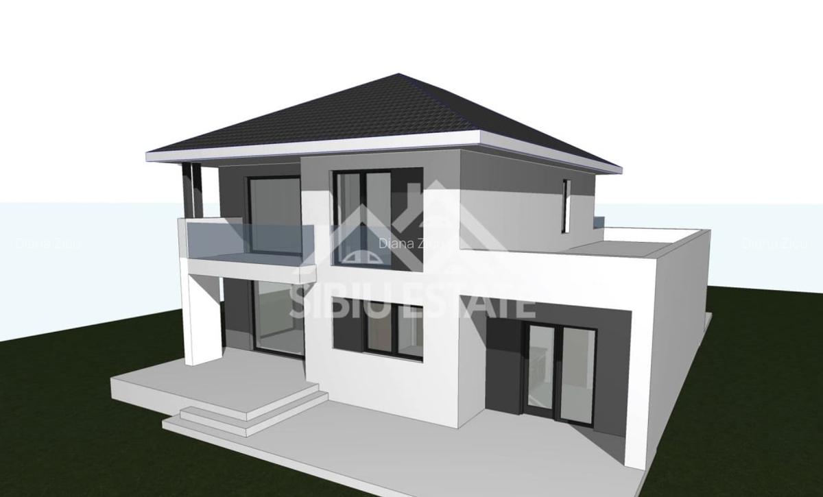 Casa NOUA Selimbar, 3 bai, garaj, teren 550 mp - 4