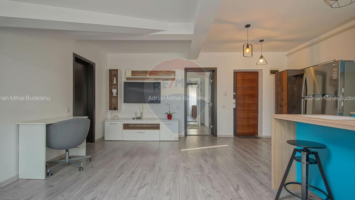 Apartament 2 camere, 53 mp, open space, mobilat, Sanpetru - 14