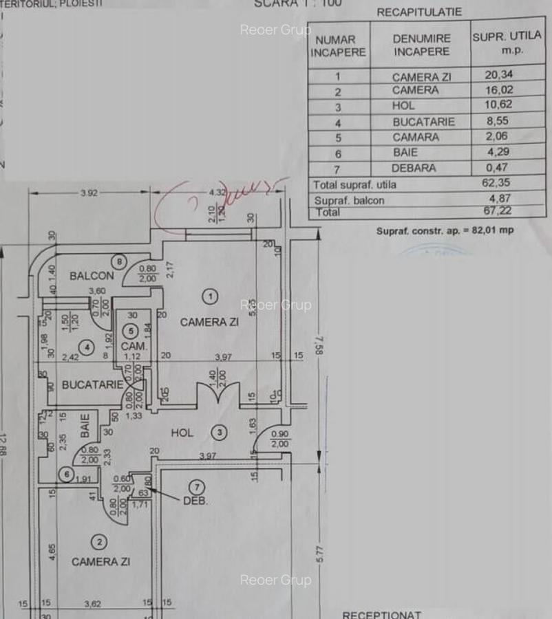 ULTRACENTRAL - 2cam, 1A, dec, et2. bl.dupa'90 - 102000 euro - 8