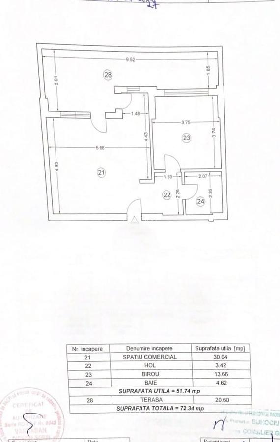 CAMPUSUL UNIVERSITAR-2 camere decomandat 72mp+parcare  proprie ! - 12