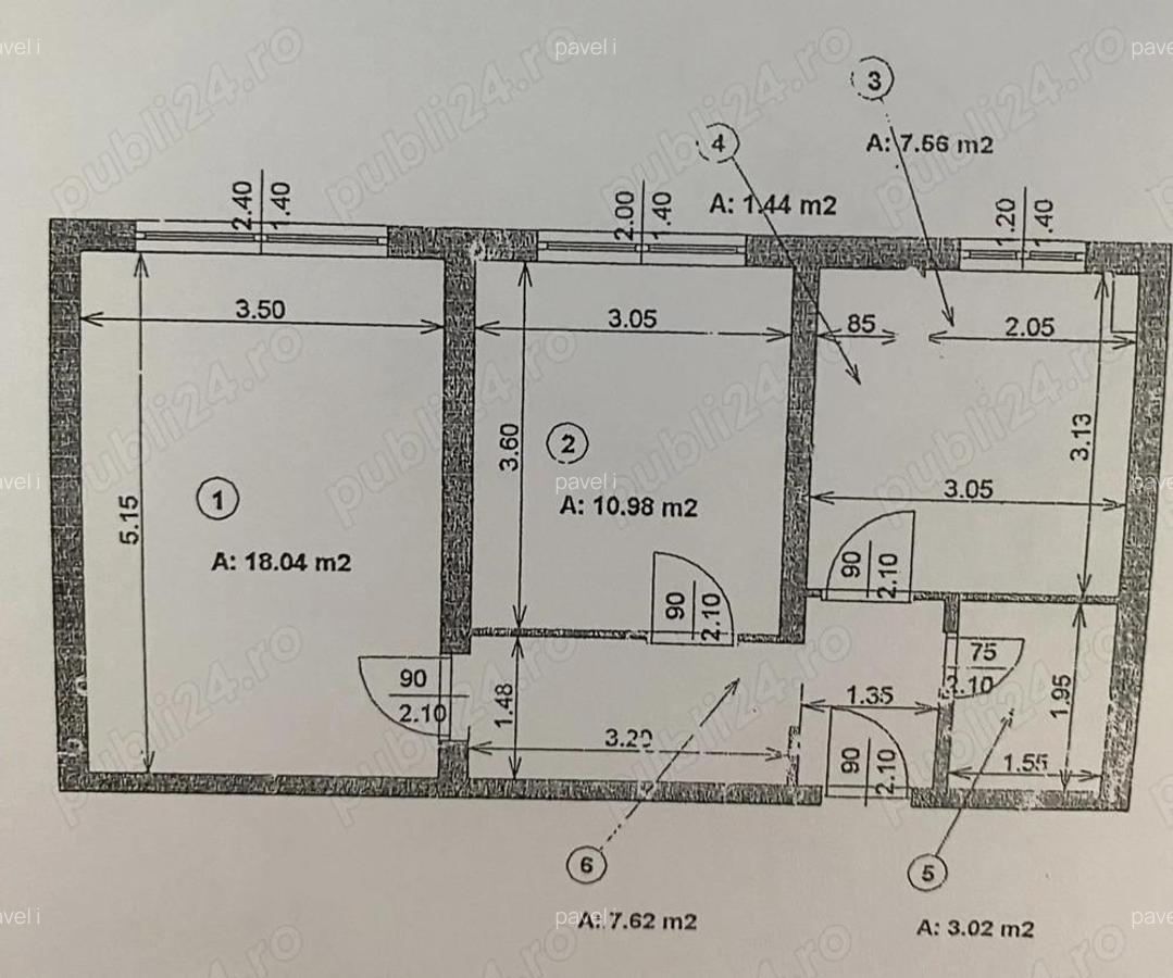 Ap 2 camere Ozana Et 2, 1 min Metrou 1 Decembrie - 2