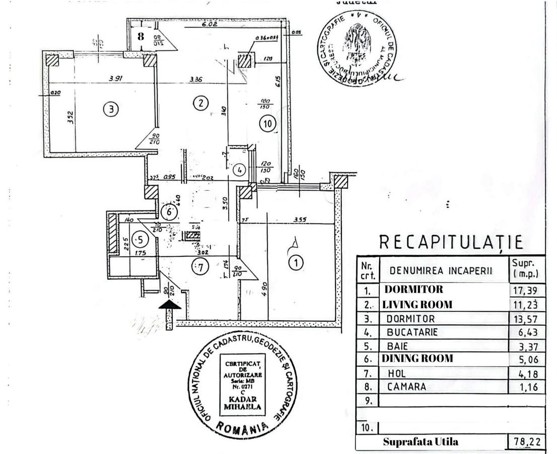 Apartament 3 Cam | Rond Fantana Florilor | Bloc Amiral | Loc Parcare - 18