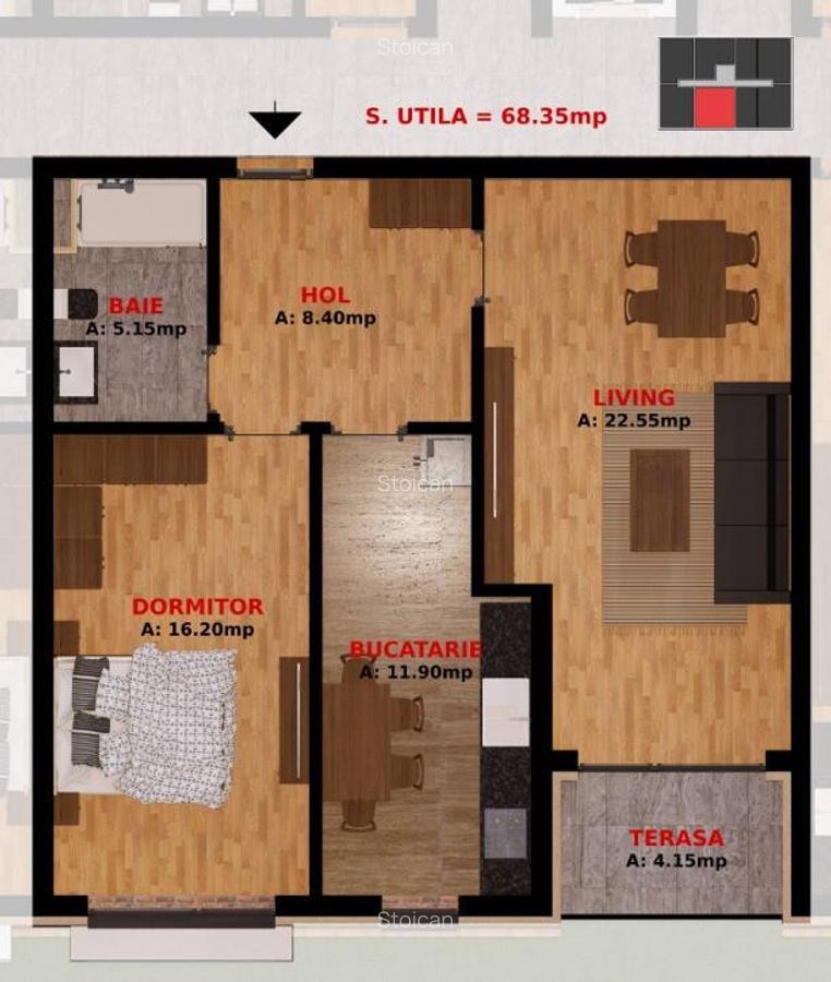 Garsoniere si Apartamente doua camere. Direct Dezvoltator. Comosion 0% - 11 Garsoniere si Apartamente doua camere. Direct Dezvoltator. Comosion 0% - 11