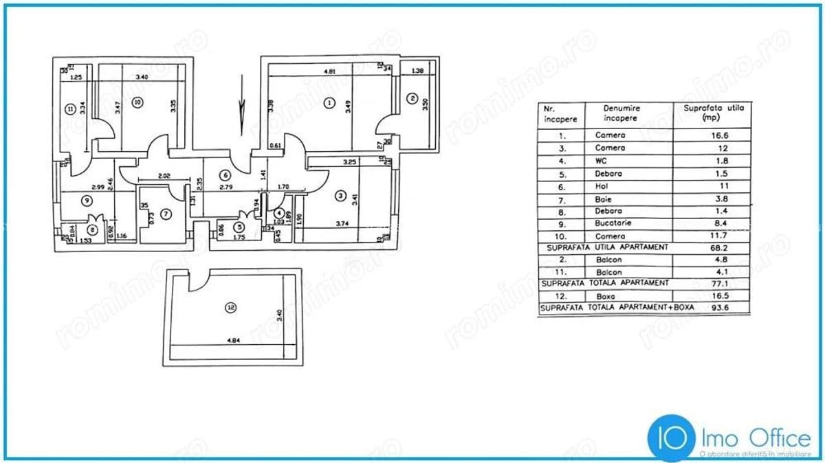 HANUL HAIDUCILOR - APARTAMENT 3 CAMERE, ETAJ 1 - 14