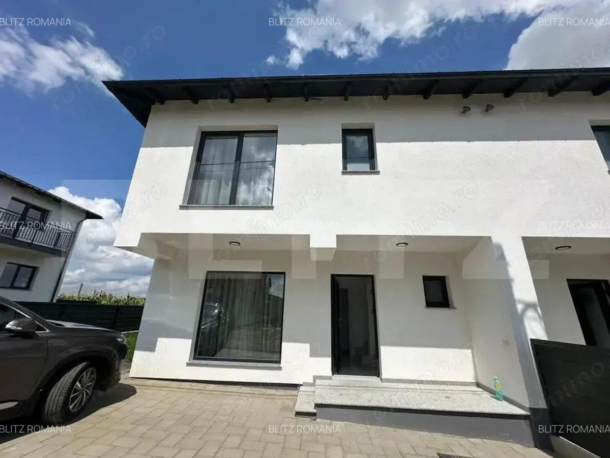 Duplex de vanzare, cu 4 camere, 100 mp+250 mp teren, zona Ipotesti - 1