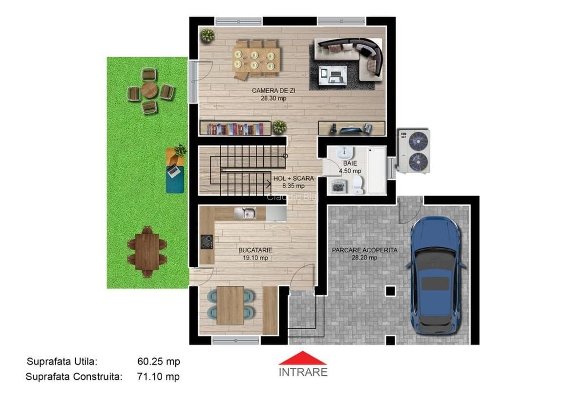 Casa individuala 4 camere 3 bai si garaj Cartier Izvor - 7