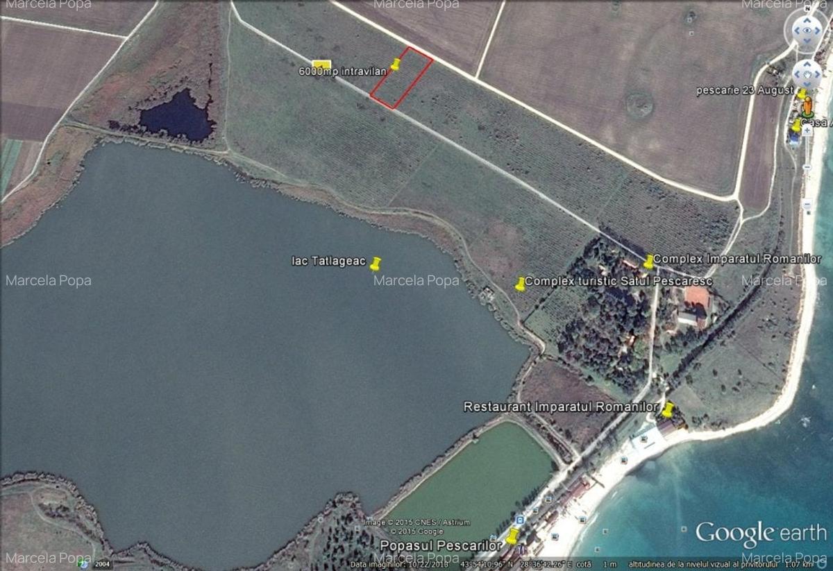 23August - Teren intravilan  6000mp 2fronturi de 46m  aproape de lac si mare - 2