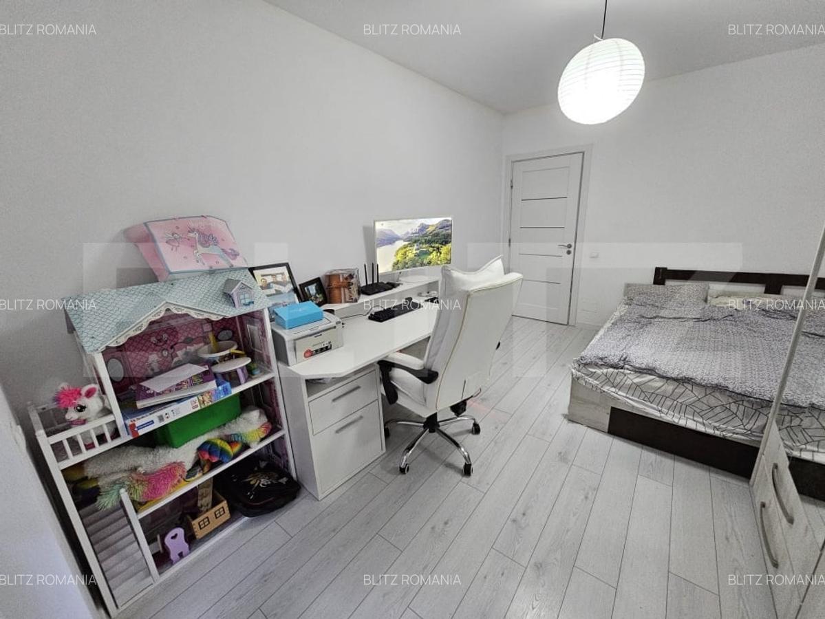 Apartament cu 3 camere, 54 mp, parcare, gradina 20 mp, zona Florilor - 15