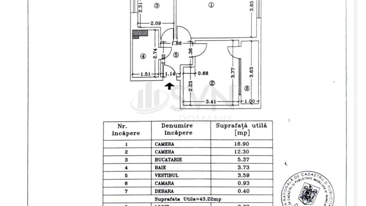 REA1024947 Apartament 2 camere  Renovat Mobilat - 14