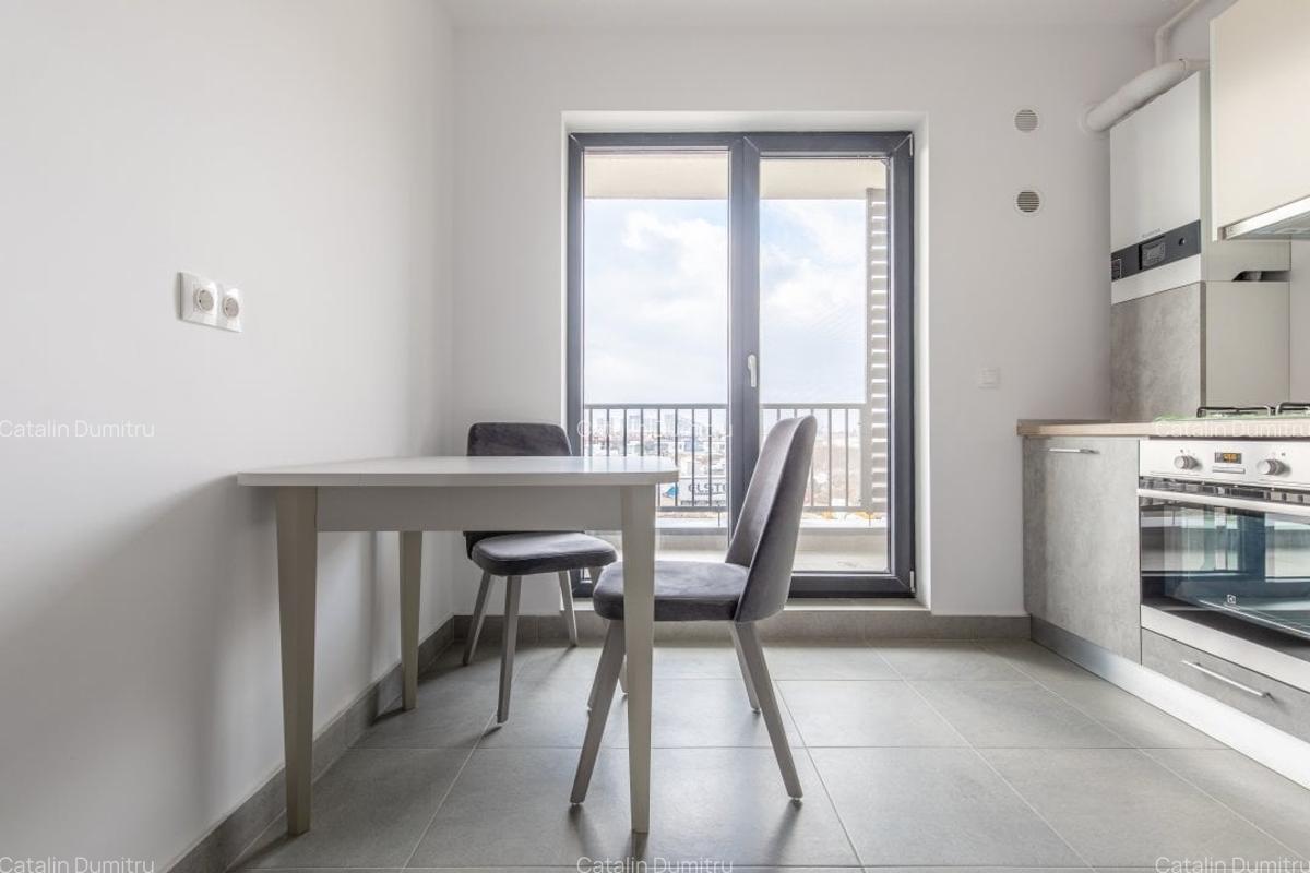 Apartament cu 1 camere semidecomandat, mobilat în Pipera - 11
