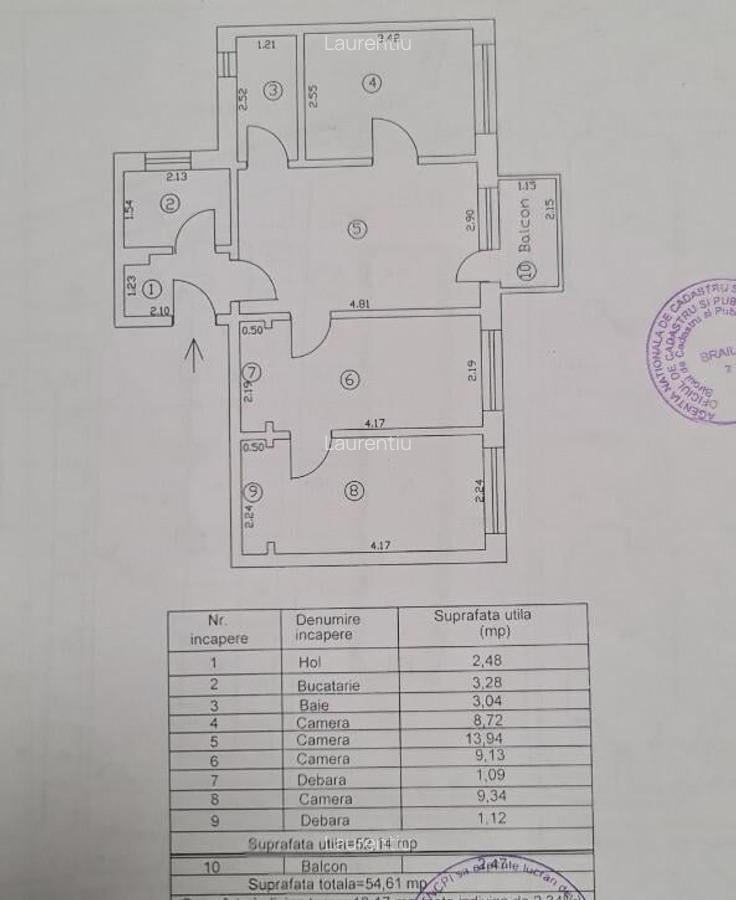 4 camere cf 2 Hipodrom sup 55 mp - 5