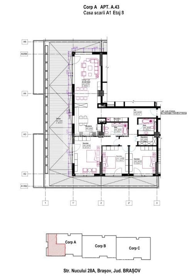 Apartament cu 4 camere decomandat în Noua - 8