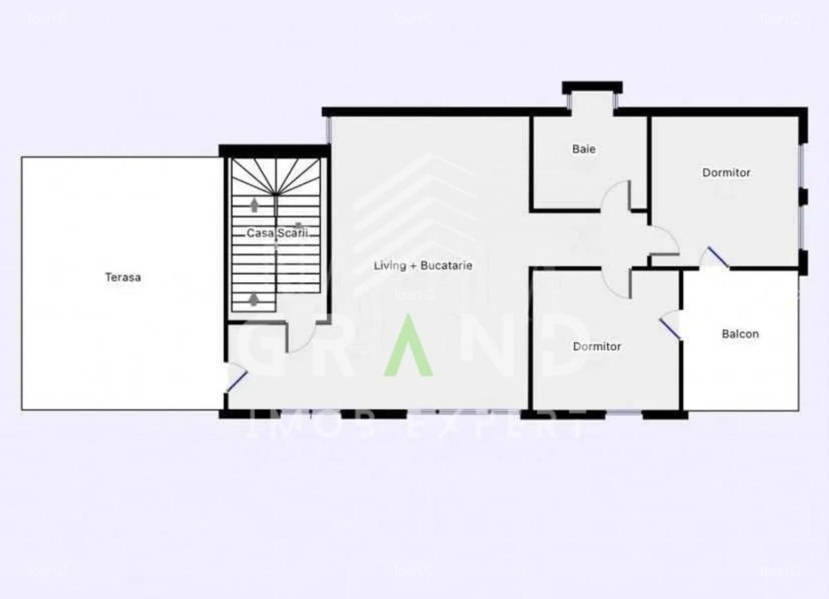 Apartament cu 3 camere semidecomandat, mobilat în Zorilor - 6