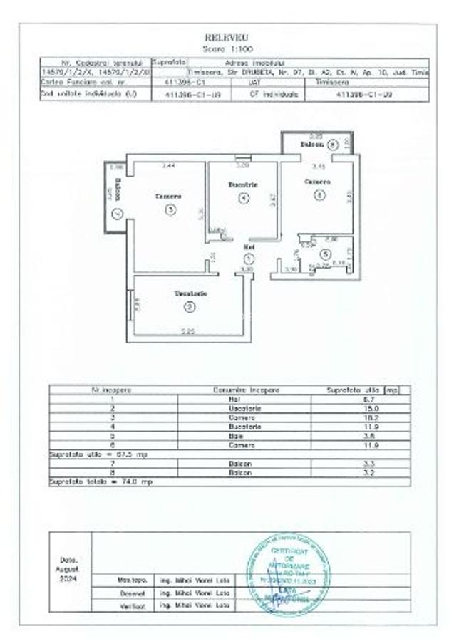 Apartament cu 3 camere direct de la proprietar - 8