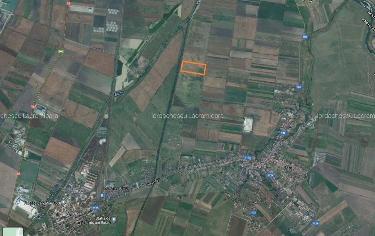 Teren arabil, extravilan de vanzare in Bod Brasov - 1