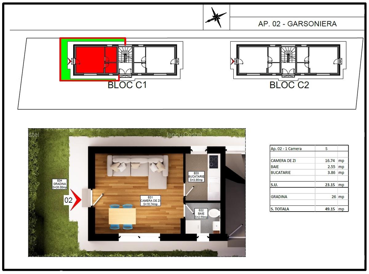 Garsoniera & Gradina - Popesti-Leordeni - Oferta Limitata - Predare 2025 - 8