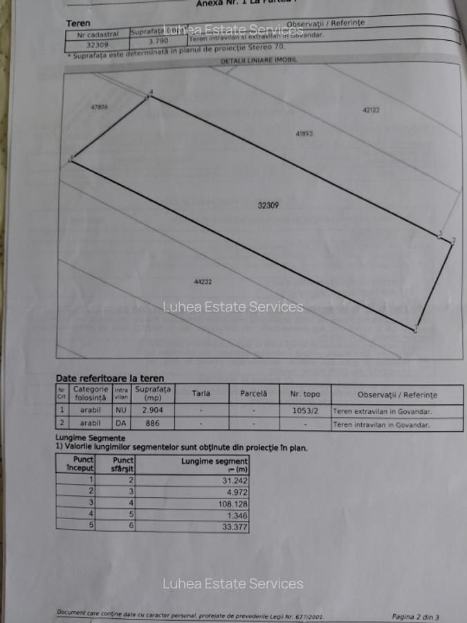 Teren intravilan + extravilan - 1 Teren intravilan + extravilan - 1
