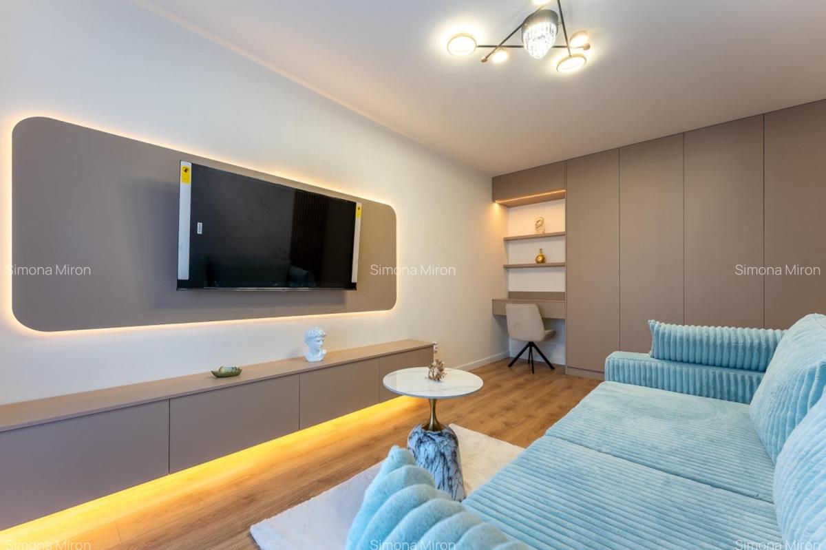 Apartament de 2 camere, Decomandat, 56 mp, Ultramodern, Zona Terra - 2