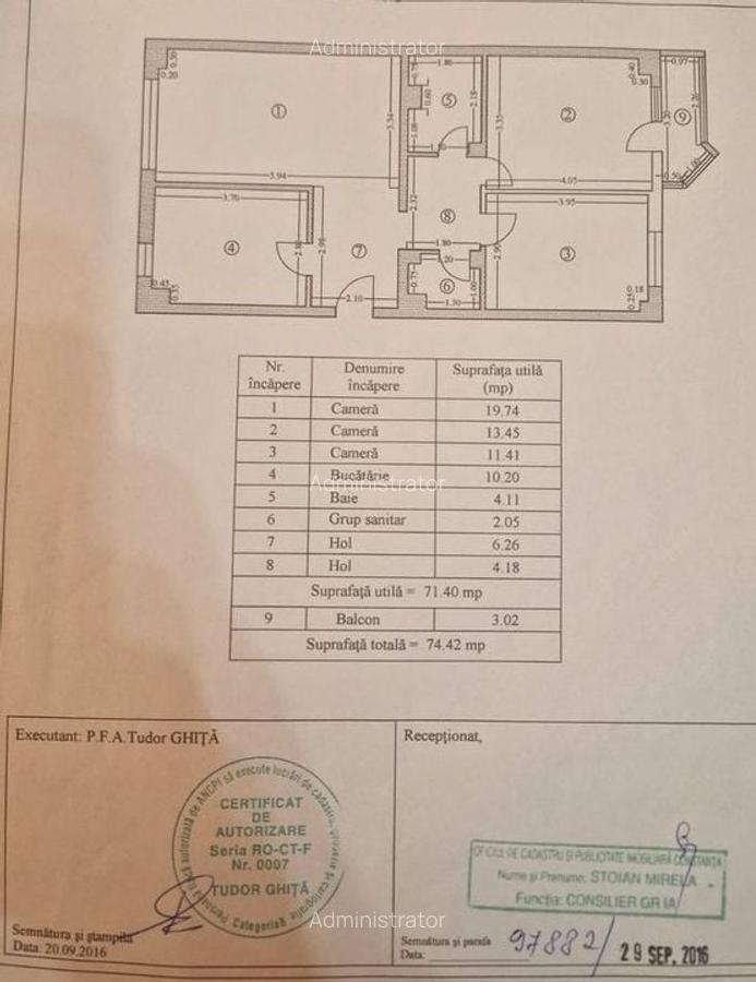 Vedere frontal la mare, 3 camere decomandate. - 18