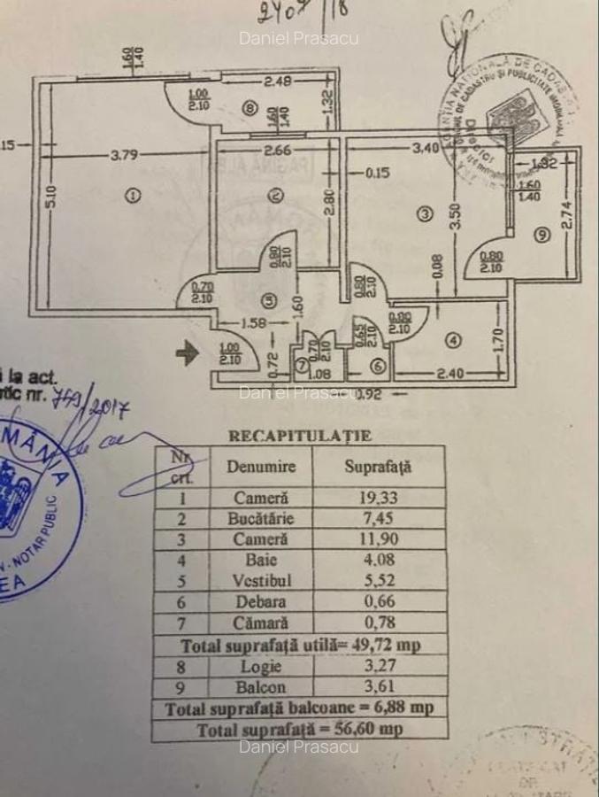 Apartament 2 camere, decomandat, 2 balcoane, Crangasi – Ceahlaul - 7