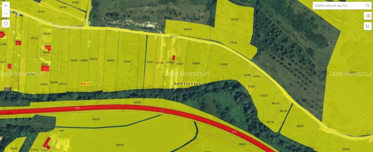 Teren constructii intravilan de 4700 mp, Baciu - Comision 0% - 2