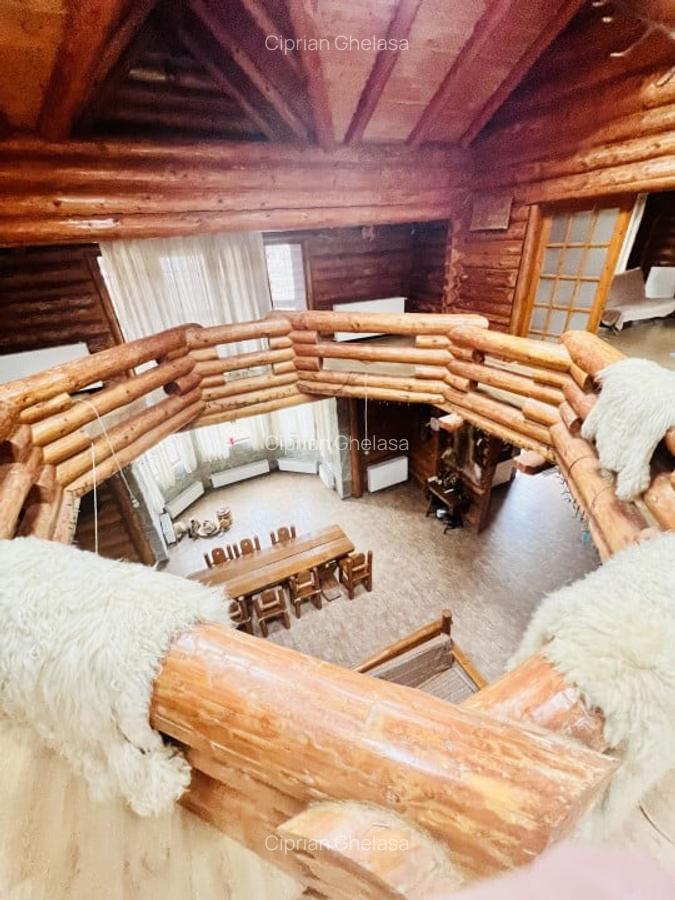 Cabana vanatoreasca din lemn cu vedere spectaculoasa, langa Castelul Cantacuzino - 26