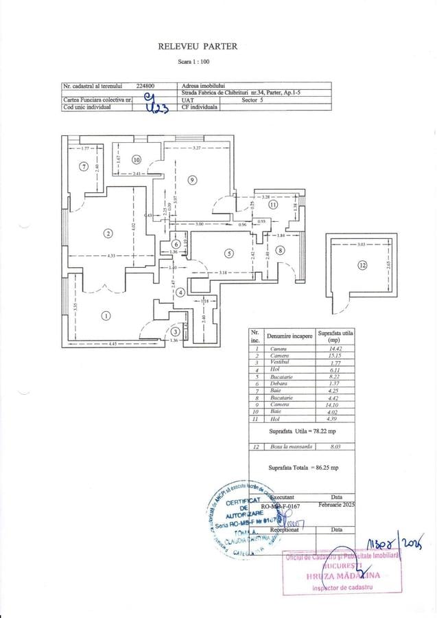 Parcul Carol - vanzare apartament 3 camere - 23