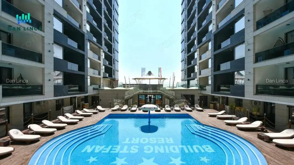 Garsoniera 31,50mp in Building Stefan Resort prima linie la mare - 3