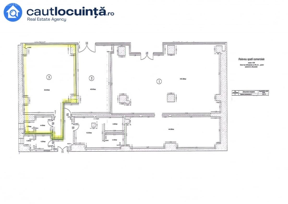 Spatiu Comercial | Grivita | Parter | Vitrina cu vizibilitate | 60 mp - 8