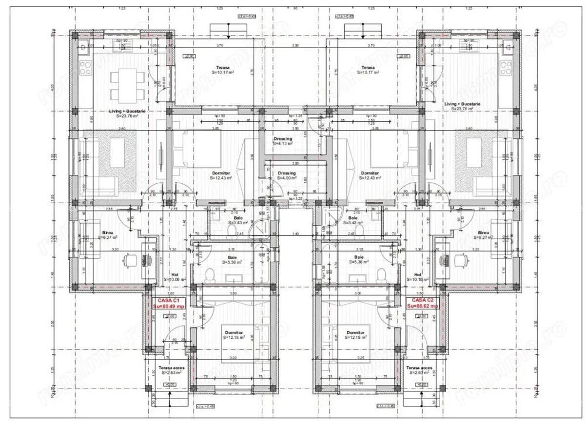 Giroc-Sat Batran | Duplex parter | Toate utilitatile | Strada Asfaltata - 4