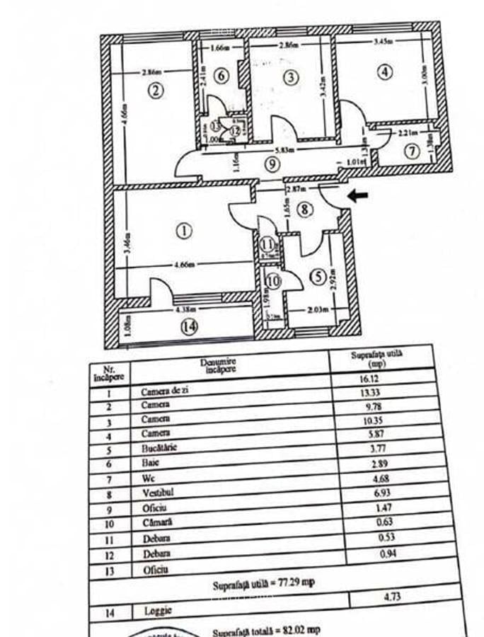 Apartament 4 camere Policlinica Titan - 1