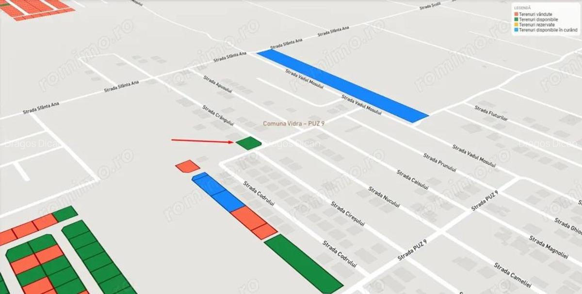 Teren Intravilan zona Sf. Ana In Berceni | utilitati: curent | #UG3E - 6
