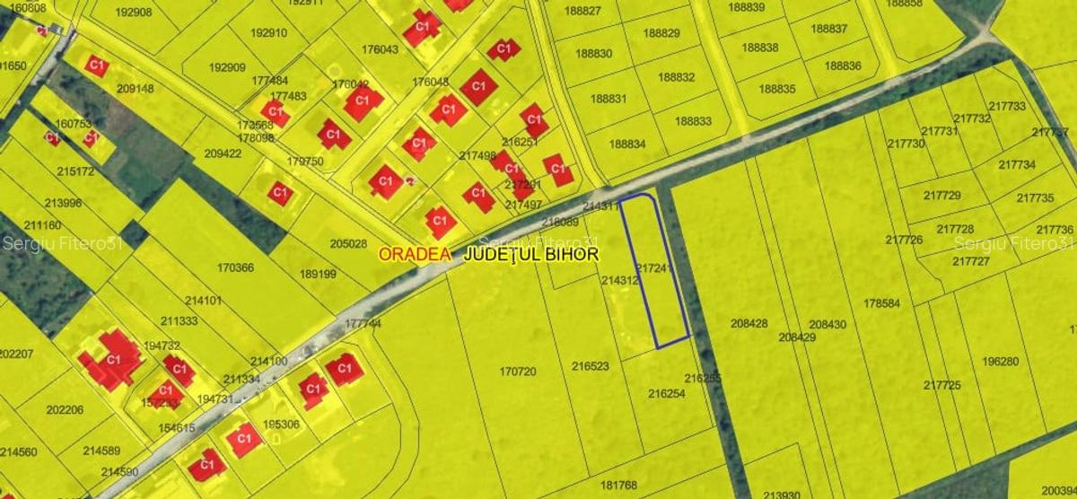 Teren intravilan 1237 mp, strada Colinelor - 6