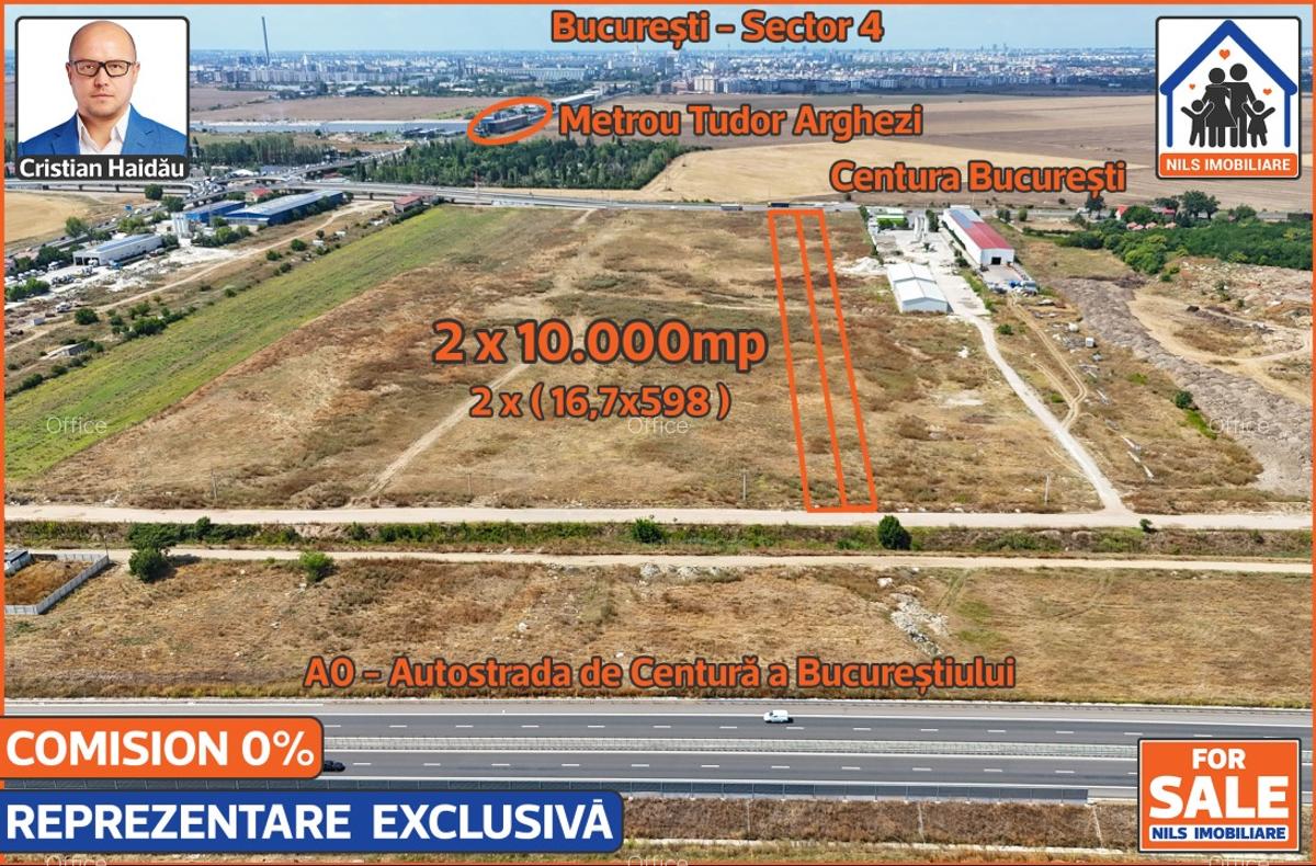 Teren 20k mp intravilan situat intre centura si A0 - Berceni IF - 2